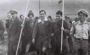 Кибуц Эйн-Харод принимает детей - беженцев из Германии. Первая акция "Алият ha-Ноар" по спасению еврейской молодежи, 1934 г.